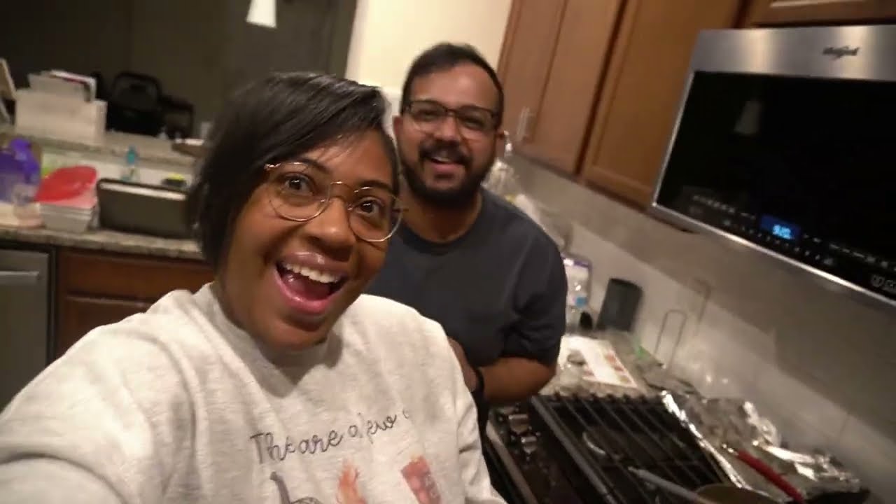 What We Eat in a Day as a Intercultural Family | Indian American Couple #Blindian