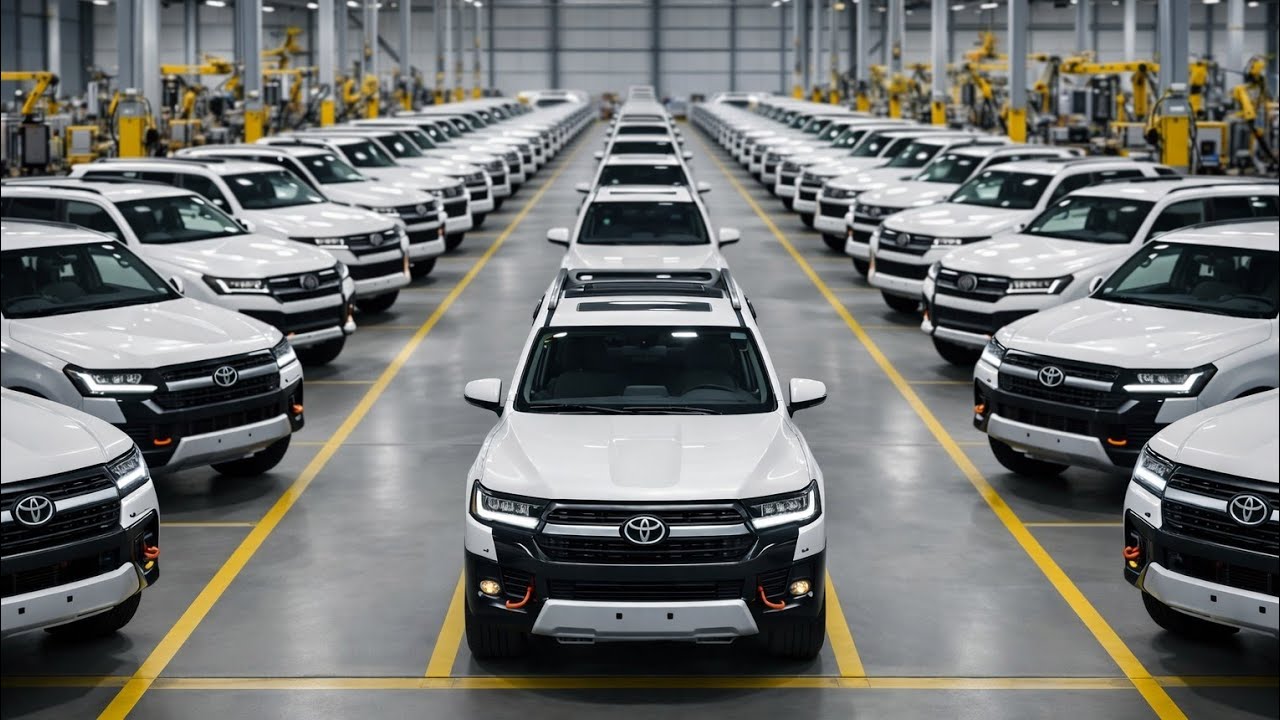Inside the Factory: Building the 2025 Toyota Land Cruiser 300 GR Sport (Step-by-Step)