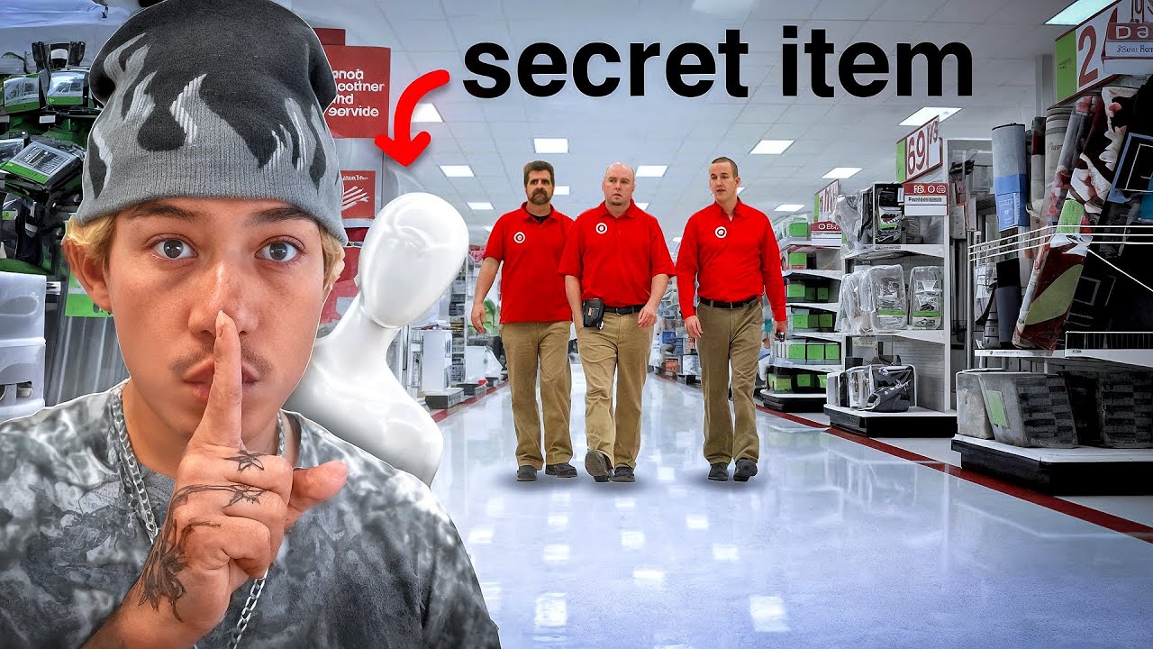 Buying SECRET Items From Stores!