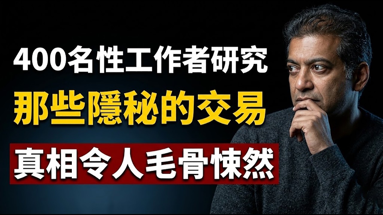 納瓦爾：揭秘400名性工作者研究！男人花錢買的根本不是性，而是「逃避拒絕」的廉價幻覺#納瓦爾# Naval Ravikant#兩性關係真相