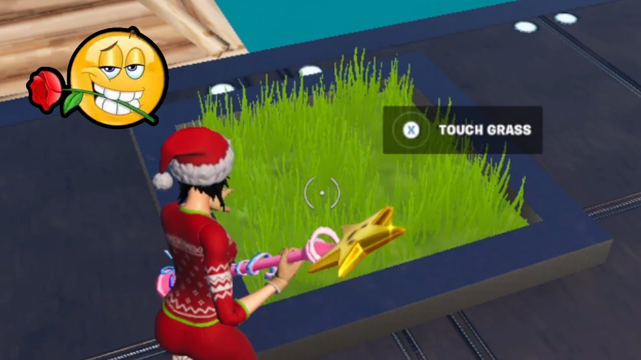 Fortnite, но трава причиняет боль.