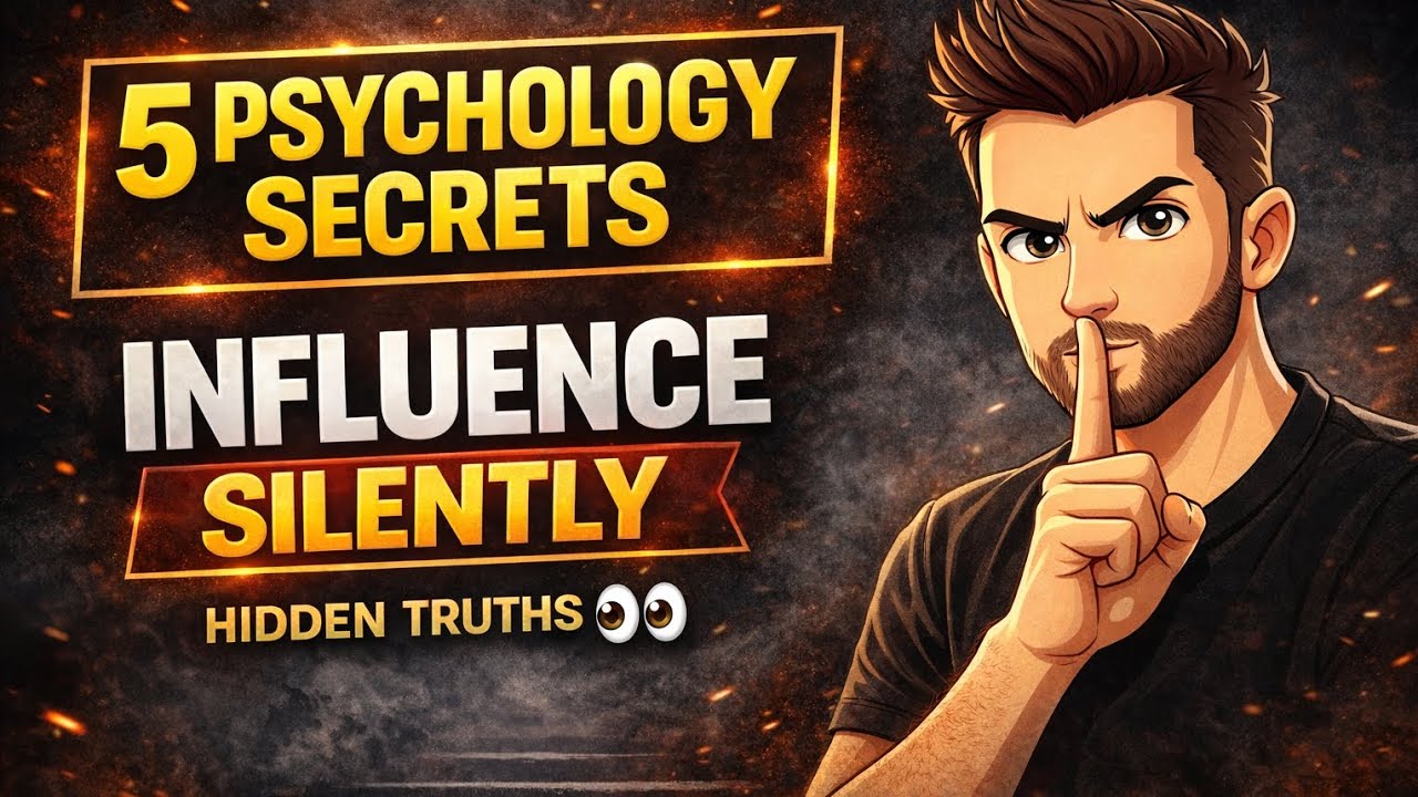5 Dark Psychology Tricks to Control Anyone silently 🤫 Hidden Secrets