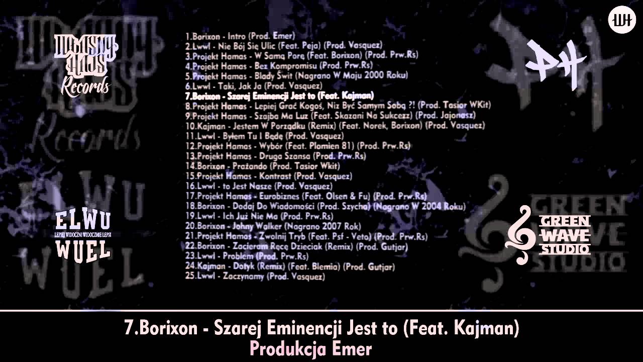LWWL - Szarej eminencji jest to /Kajman,Borixon/ prod. Emer