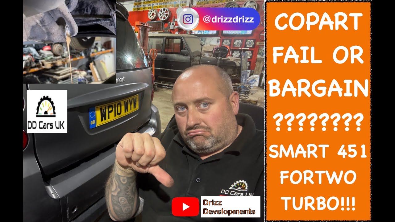 Это катастрофа COPART или этот Smart ForTwo Turbo будет жить дальше? КОРОБКА ПЕРЕДАЧ - СЦЕПЛЕНИЕ ...