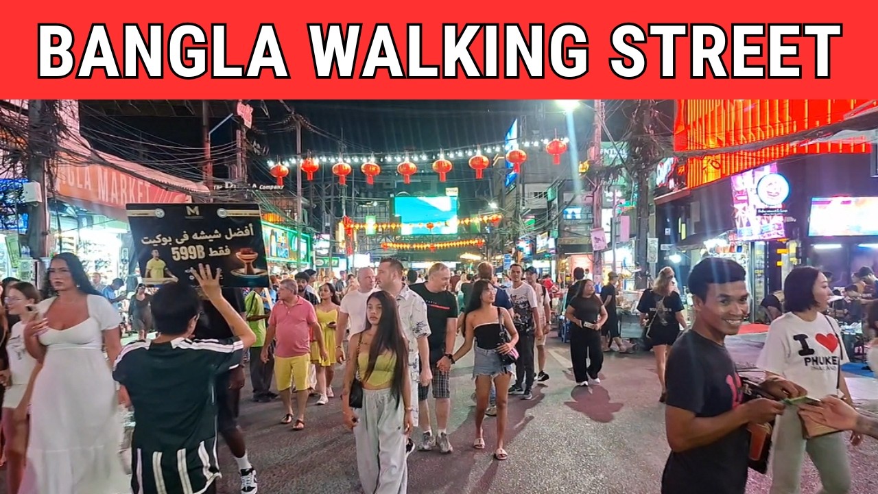 Bangla Road Phuket Nightlife 🇹🇭 | Walking Thailand’s Most Famous Party Street