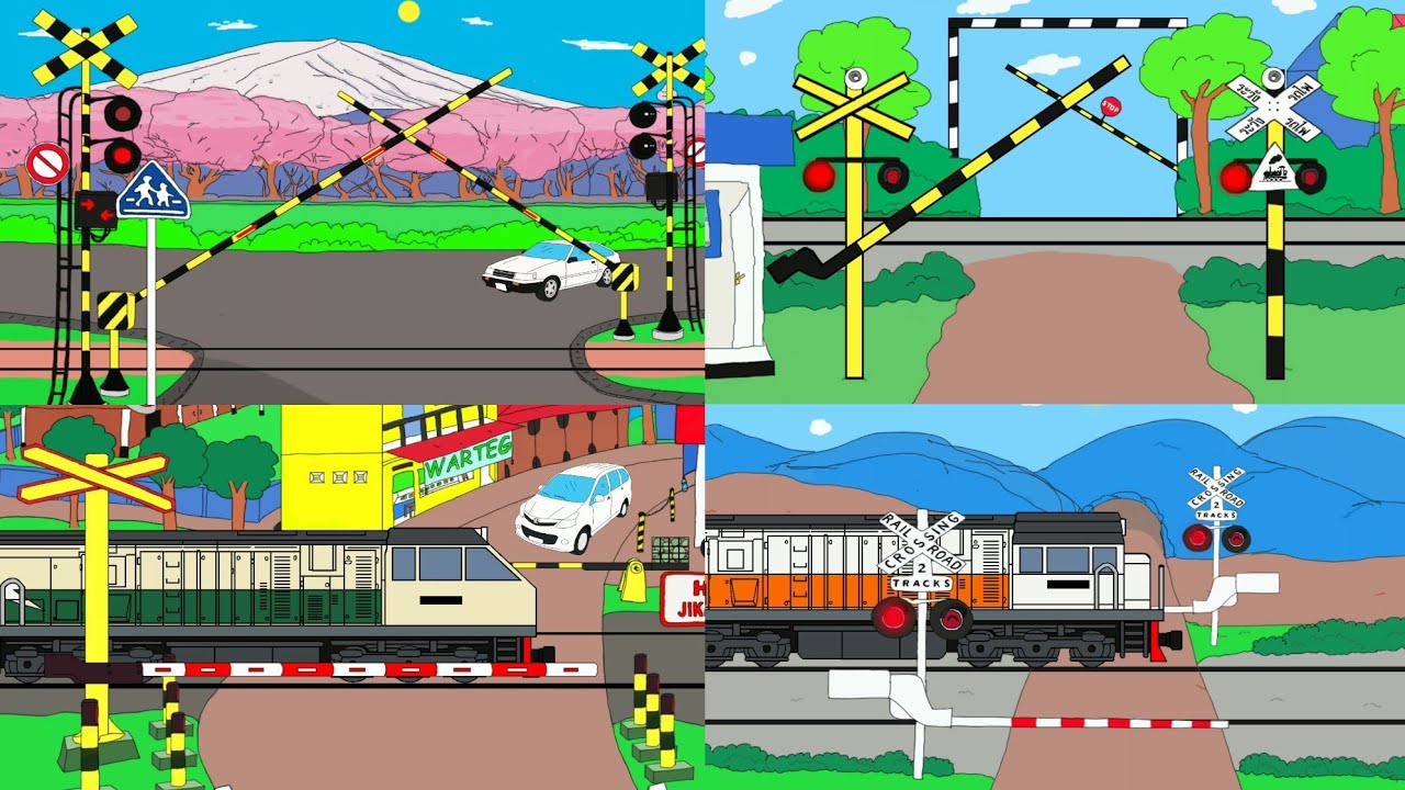 PALANG PINTU KERETA API Showreel 2023 • SPESIAL TAHUN BARU | ふみきり