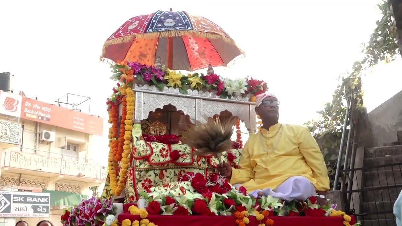 શ્રી કૃષ્ણ પ્રણામી મંદિર નિકોડા સિંહાસન અનાવરણ 2022 | Part 1 | Shri Krishna Pranami Mandir Nikoda 