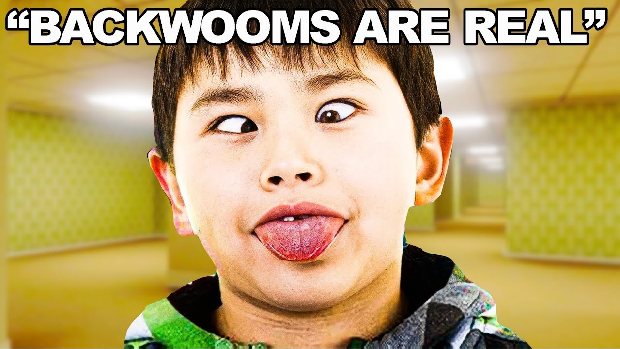Kid gets PRANKED into thinking The Backrooms are REAL