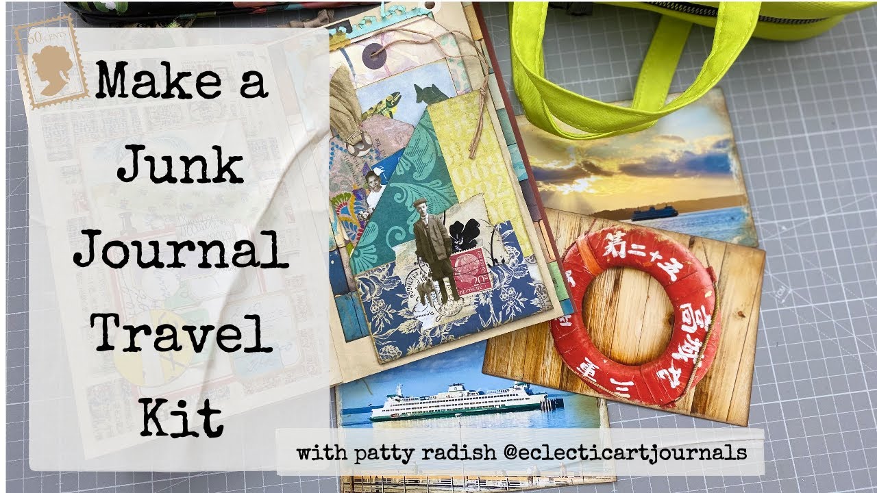 Traveling With Your Junk Journal and Making Personalized Postcards from Your Trip