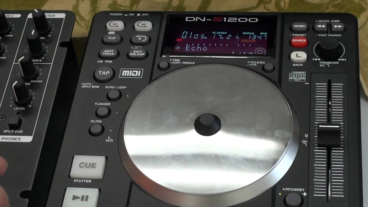 DENON DJのDN-S1200でtraktorを動かす。2/5
