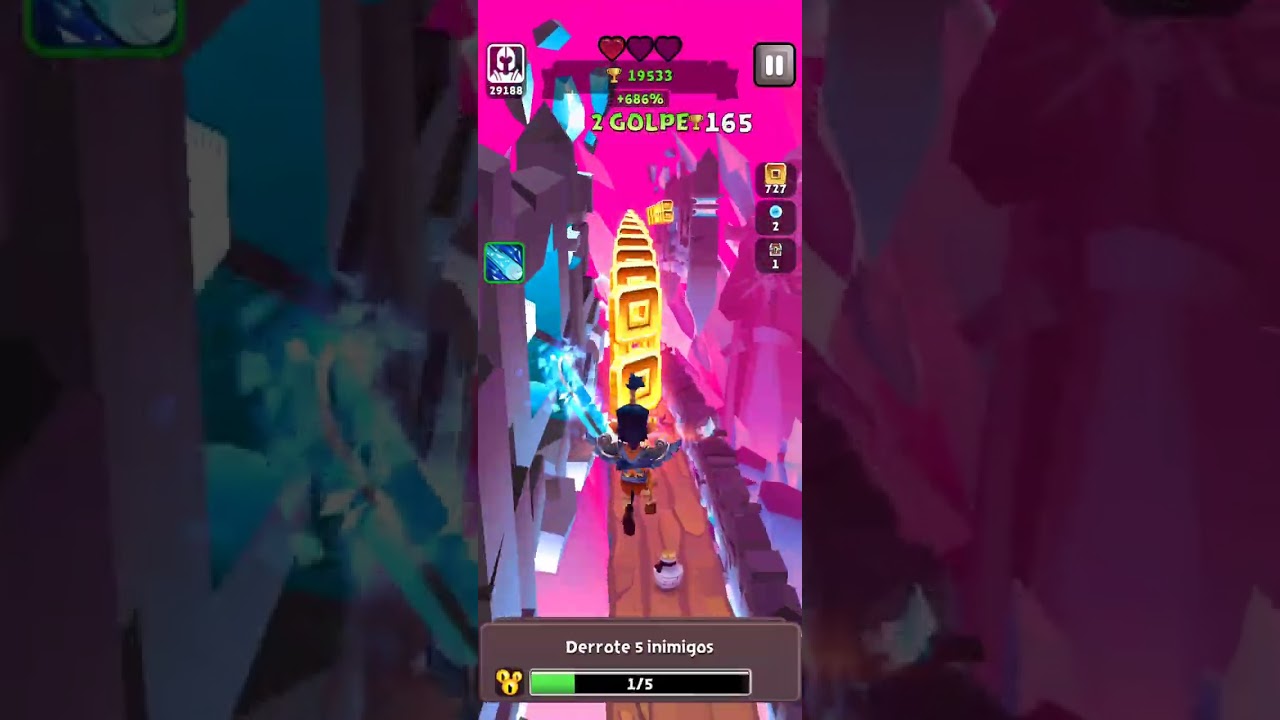 Game play de baldes of brin