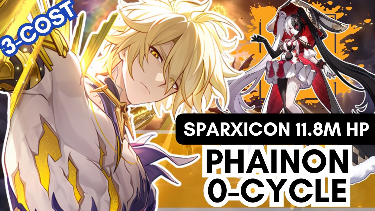 3-cost Phainon Destroys 11.8 HP Sparxie Boss | MoC 4.0 (0-cycle) - Phainon E2S0