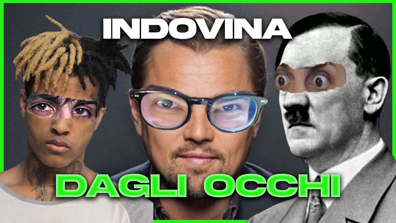 RICONOSCETE LE CELEBRITÀ DAGLI OCCHI?