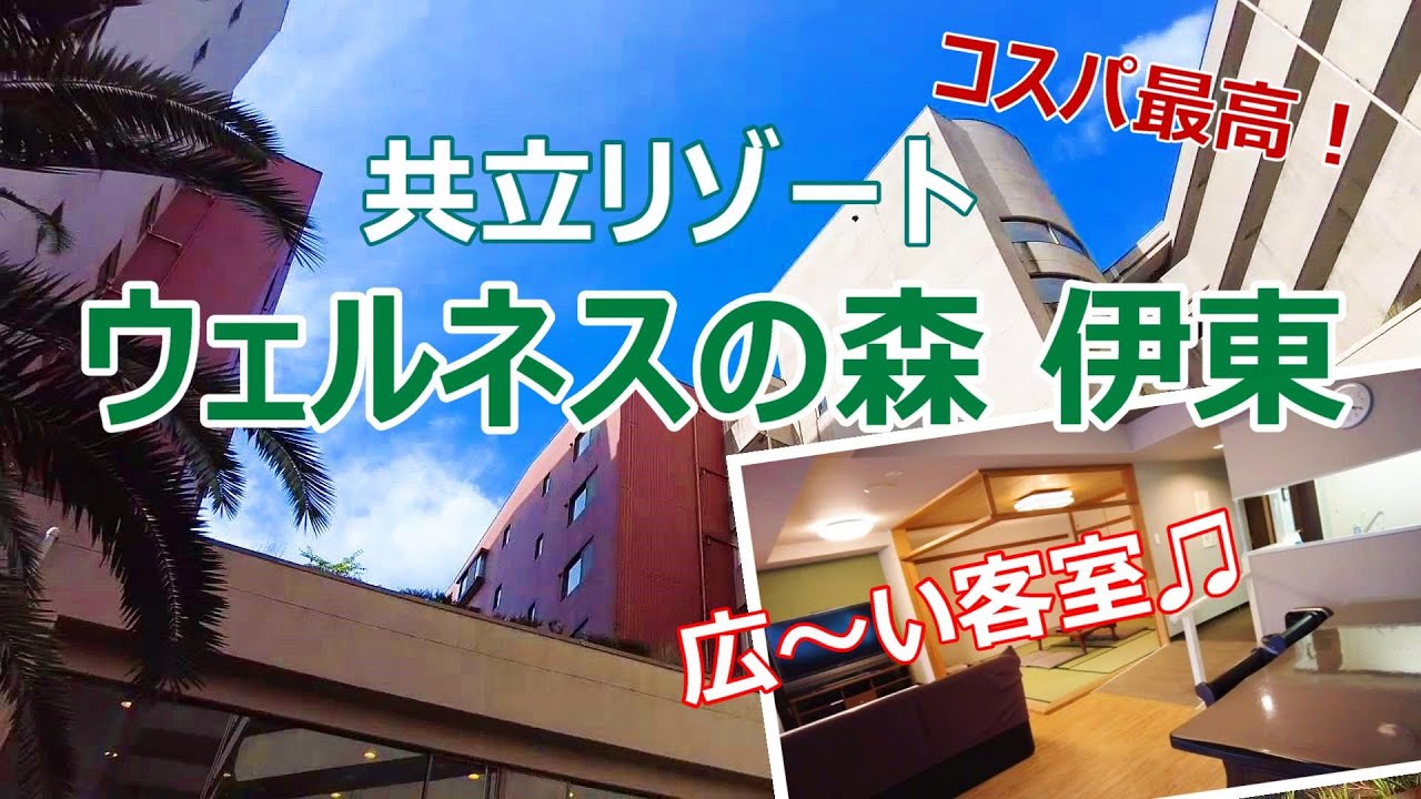 【温泉ホテル宿泊記】伊東温泉で“ウェルネスの森 伊東”に宿泊しました♪超コスパなのに天然温泉＆絶品バイキングを楽しめる素敵なお宿をご紹介します［伊豆高原の旅］