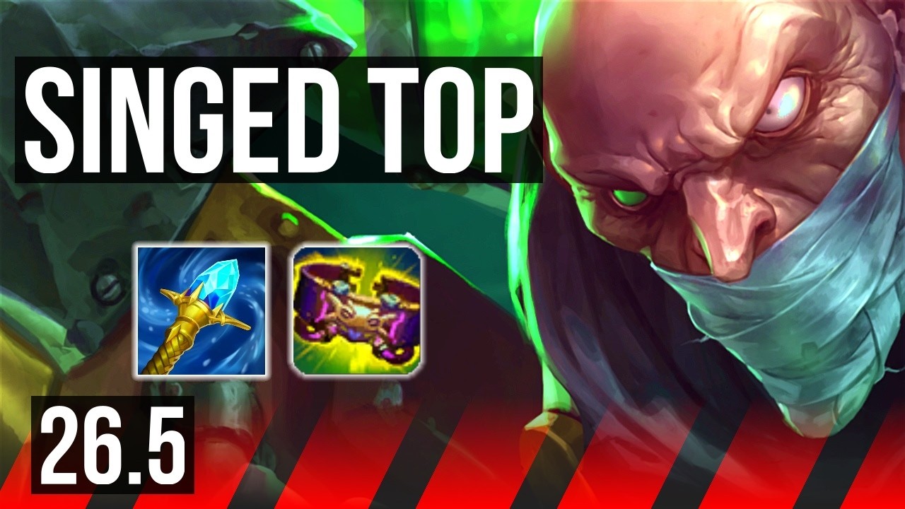 SINGED vs MALZAHAR (TOP) | NA Grandmaster | 26.5