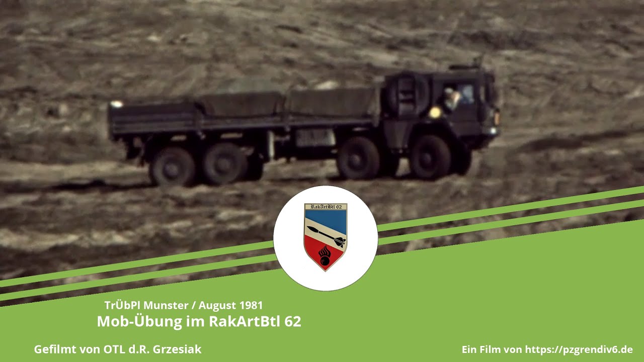 RakArtBtl 62  - Mob-Übung Grzesiak Munster Trauen (08/1981)