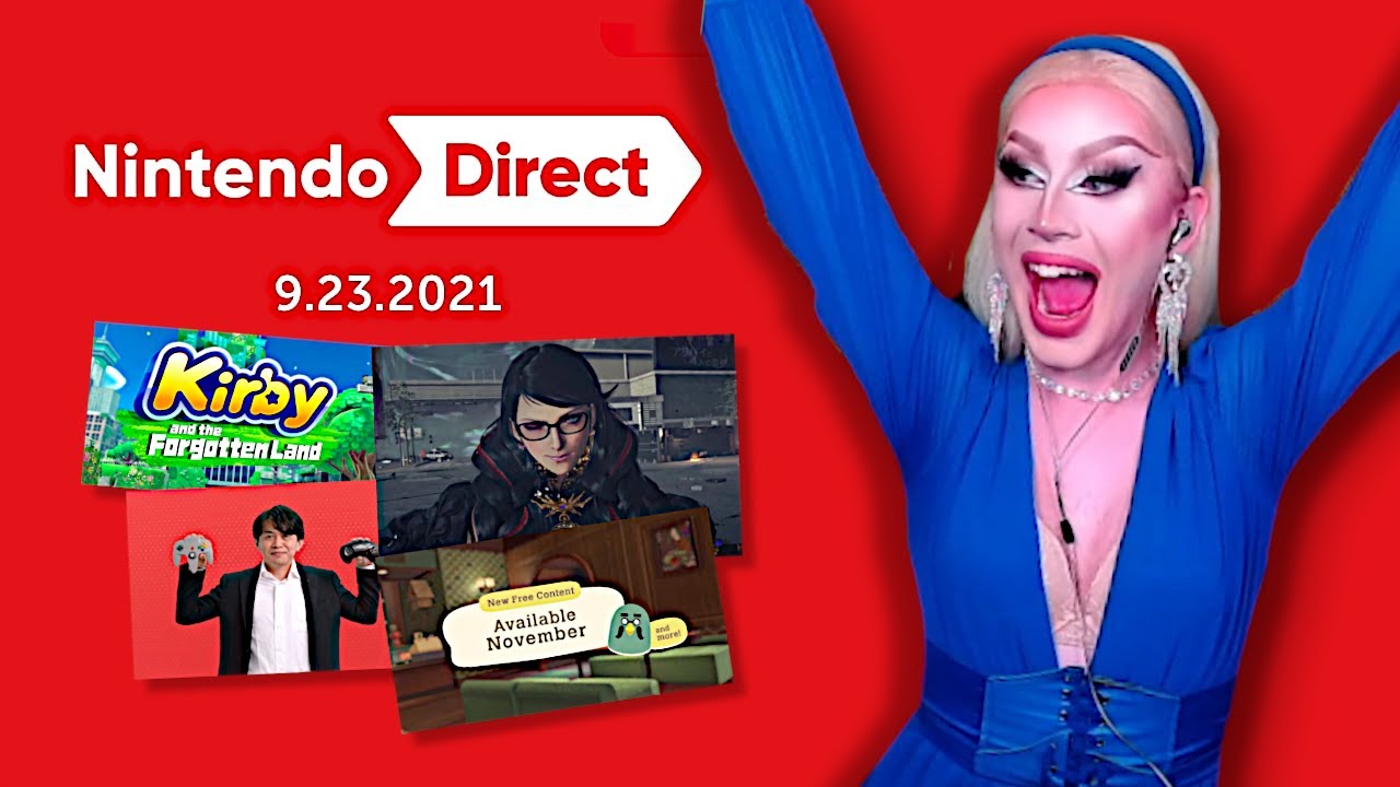 Nintendo Direct 9.23.2021 LIVE REACTIONS! (Bayonetta 3, Kirby Forgotton Land, Animal Crossing News!)
