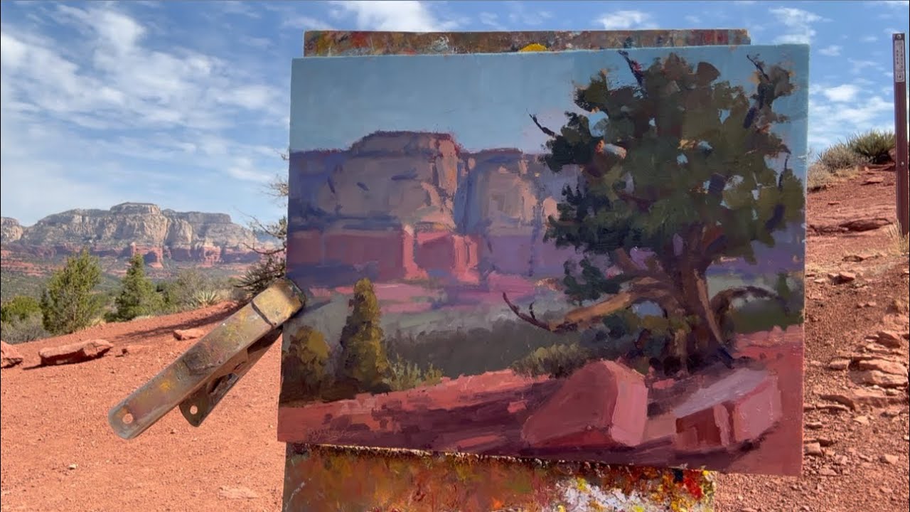 Dry Creek Trailhead Part I | Plein Air Painting Sedona, Arizona