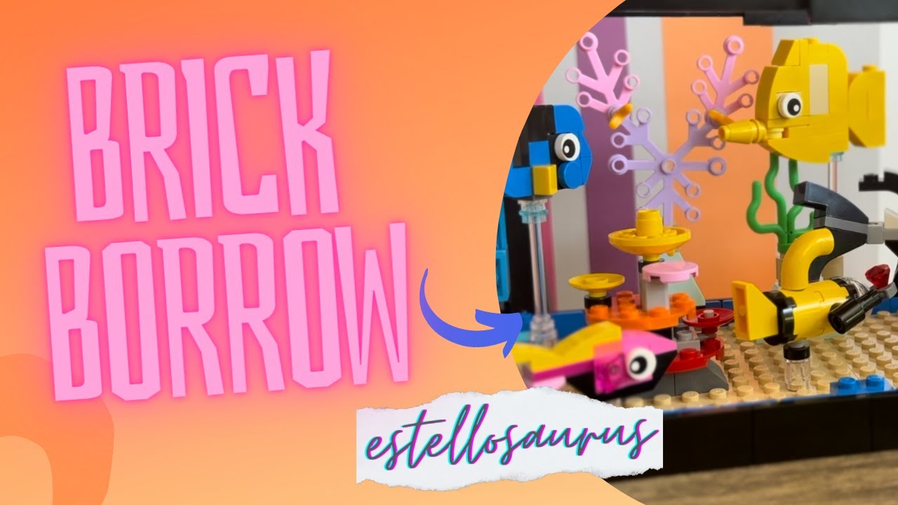 BRICK BORROW REVIEW | Borrow Your Favourite Lego Sets | LEGO | Lego Creator 3in1 - Aquarium 31122 |