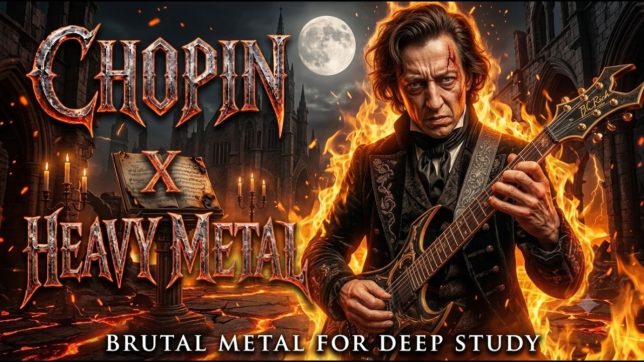 Chopin Unleashed 🎸 | 30 Min of Brutal Metal for Deep Focus and Study