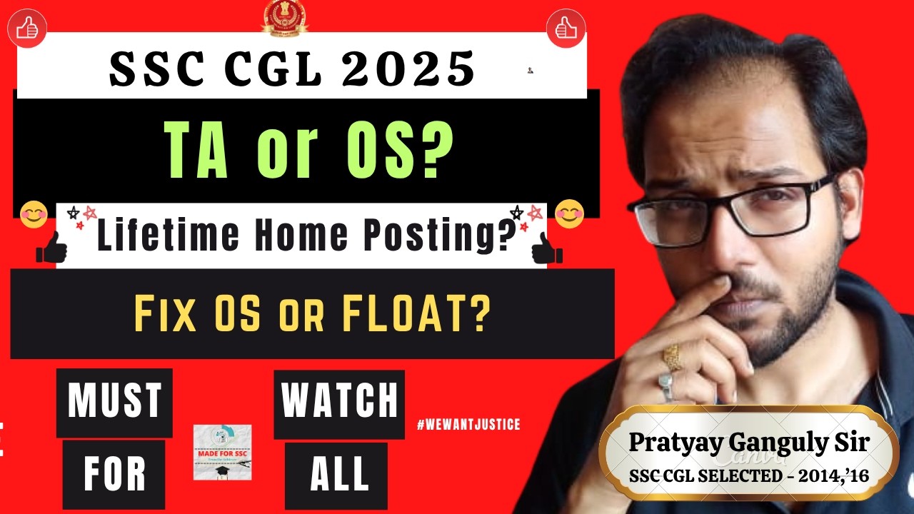 SSC CGL 2025 - Final Cut Off Clarified for OS & TA!! Fix Or Float - Made For SSC