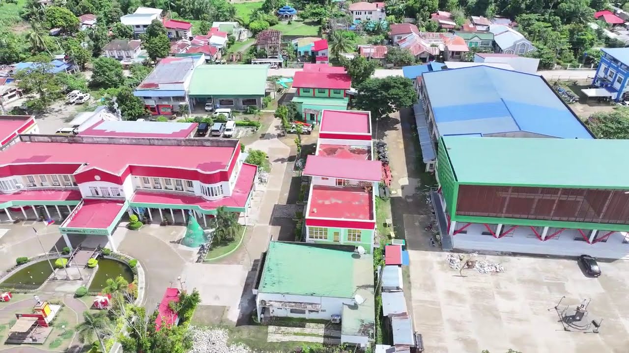 Flying over Ubay, Bohol