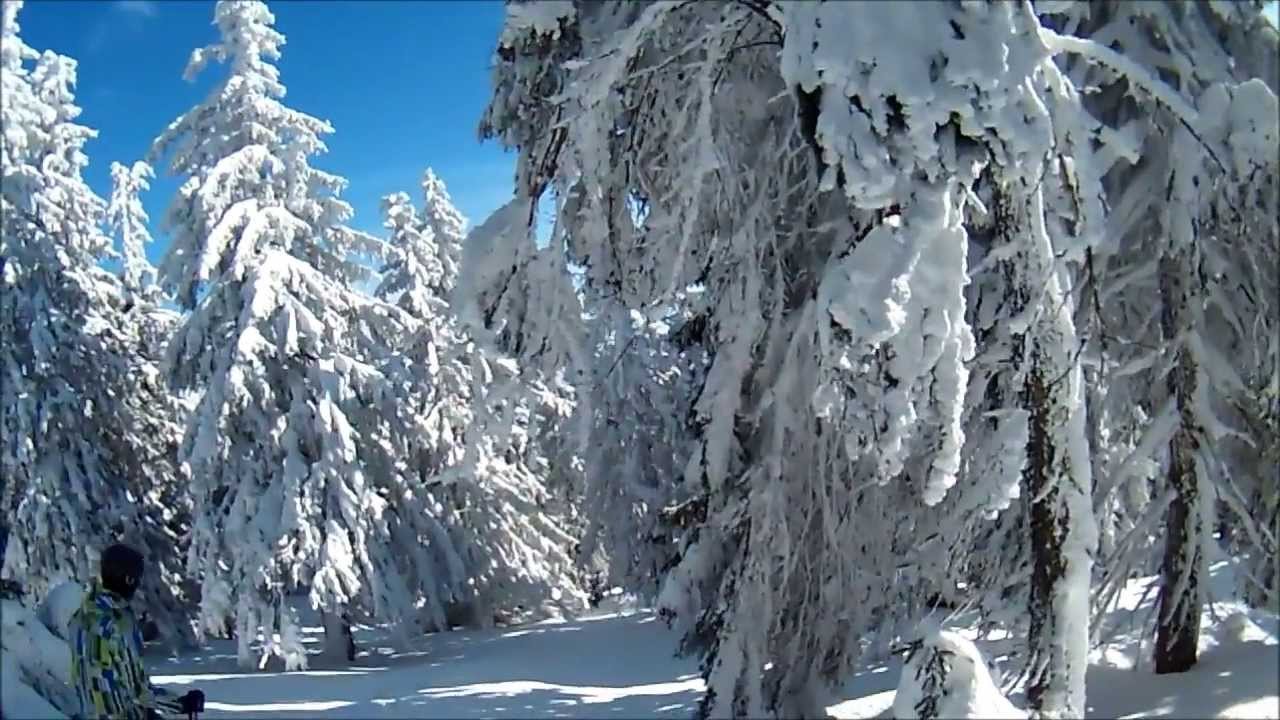 Praděd, skiing, freeride a kotlem do Karlova