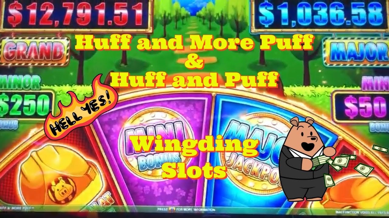 Huff N More Puff & Huff N Puff Bonus Rounds #casino #slotmachine #jackpot #handpay #huffnmorepuff
