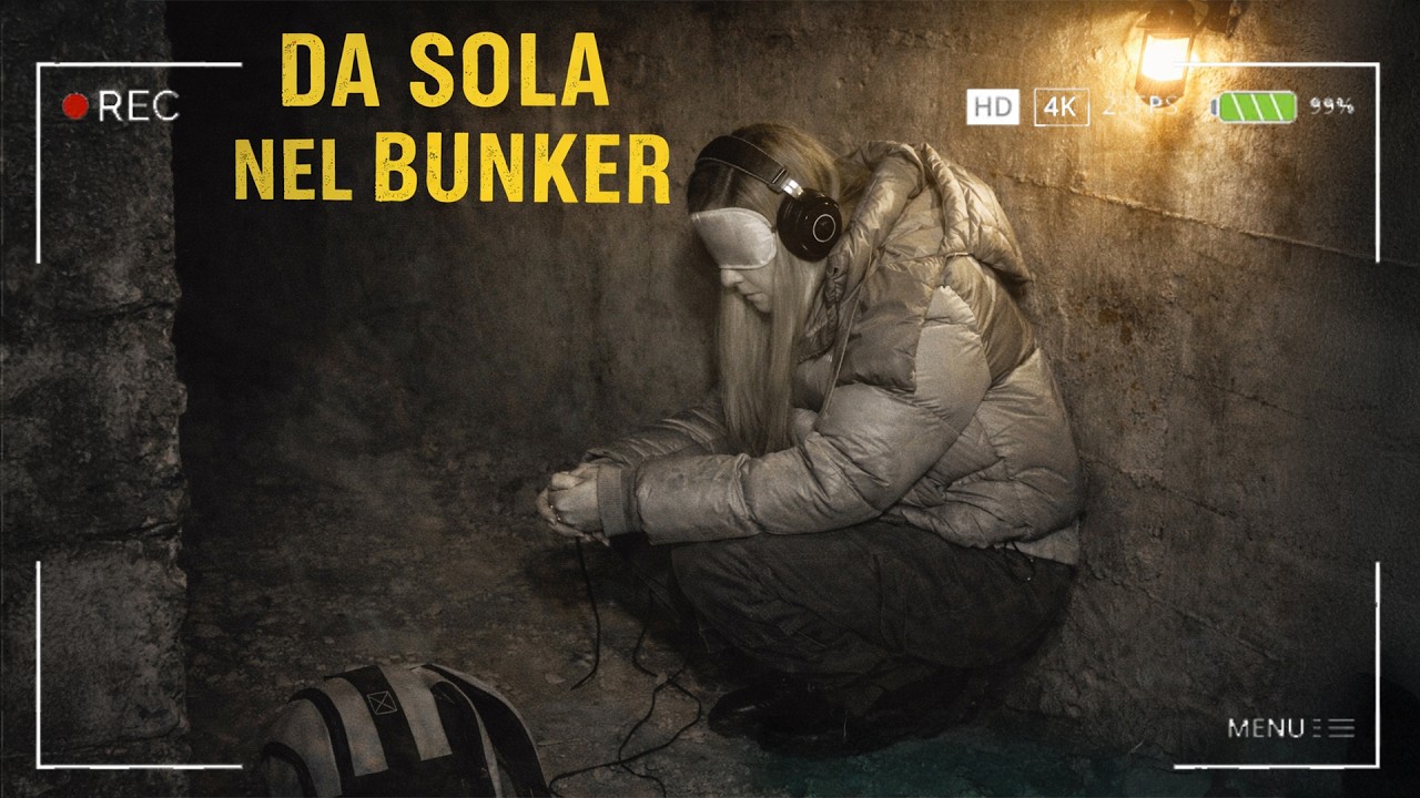 Da sola dentro un bunker abbandonato. Cerco un contatto con gli spiriti! SPAVENTOSO
