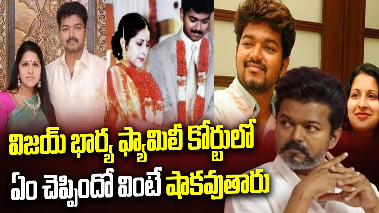 TVK Vijay Divorce Case Latest Update : విజయ్ భార్య ఫ్యామిలీ కోర్టులో ఏం చెప్పిందో వింటే షాకవుతారు