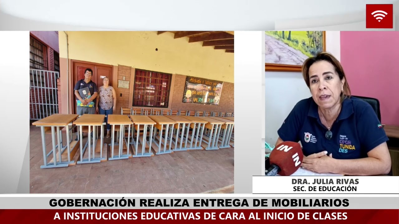 GOBERNACIÓN DE ITAPÚA REDIRECCIONA MOBILIARIOS A INSTITUCIONES CON MAYORES NECESIDADES
