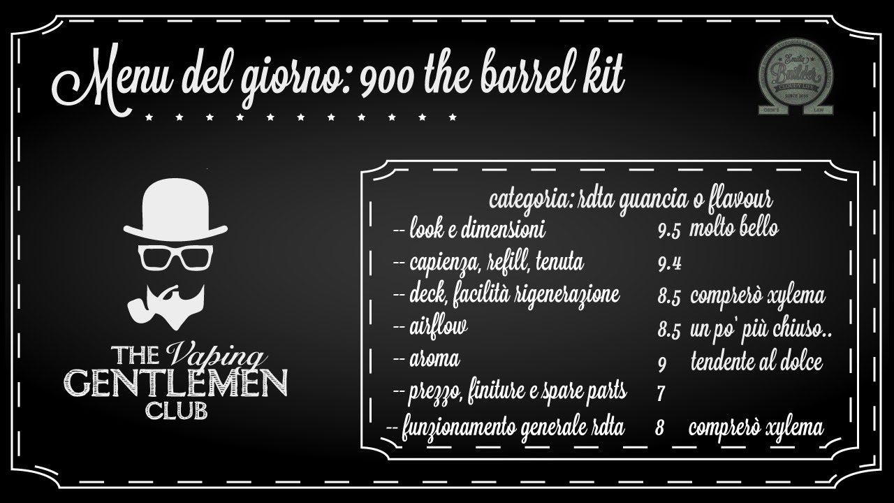 barrel kit per 900 confronto con vampire epos recensione emiliabuilder ita