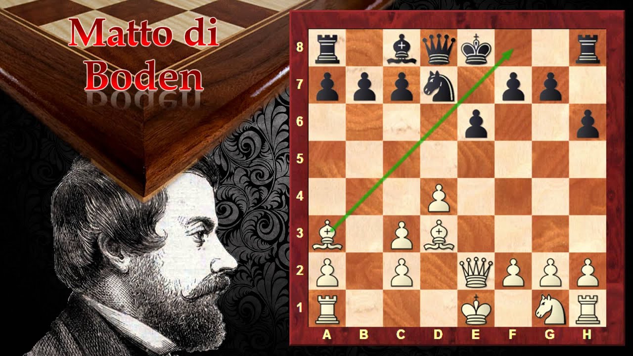 Catalogo dello Scaccomatto - Matto di Boden 04 - Scacchi