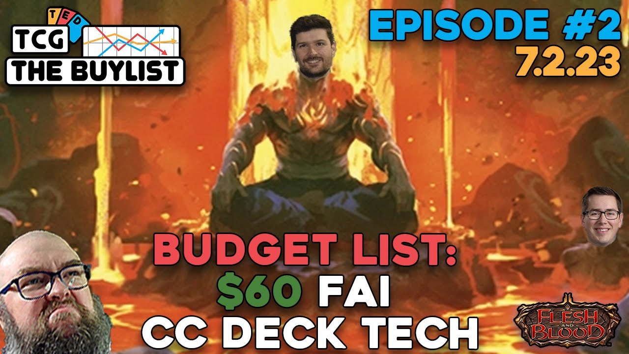 Flesh and Blood Deck Tech: Ep 2 - $60 Budget CC Fai Deck from Pro Player Daniel Rutkowski! #fabtcg