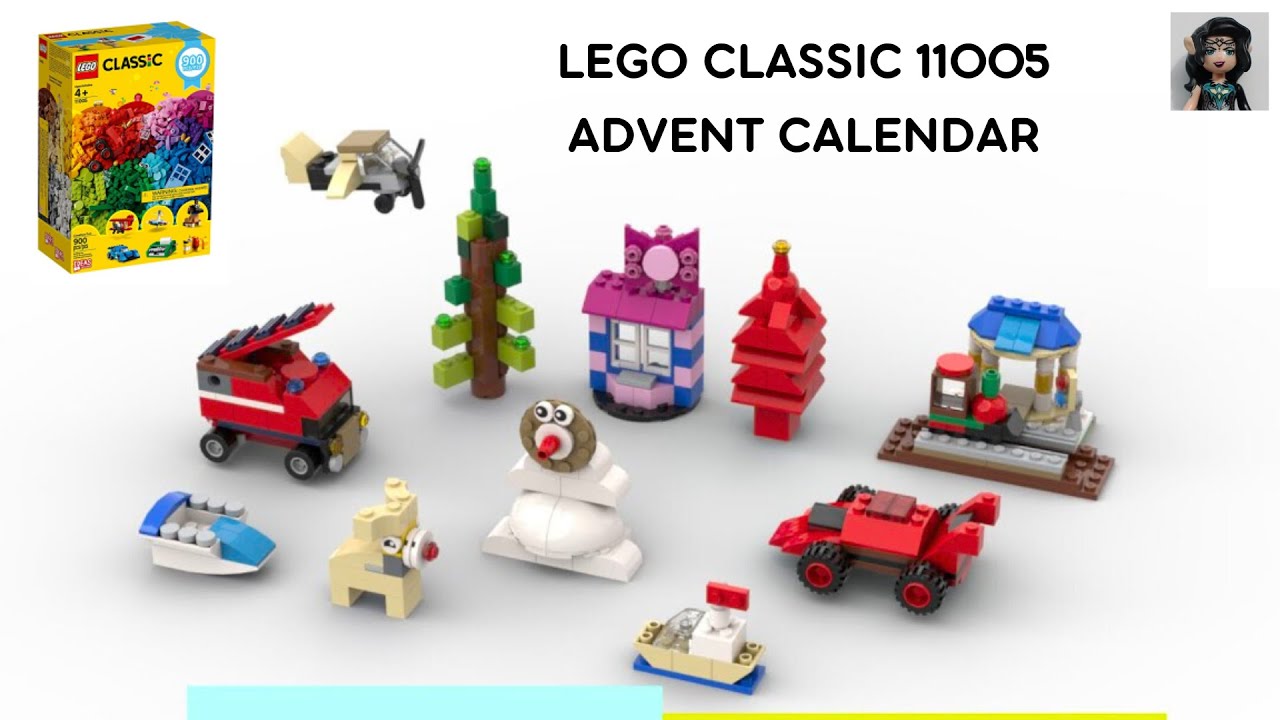 ADVENT CALENDAR mini Lego classic 11005 ideas How to build easy