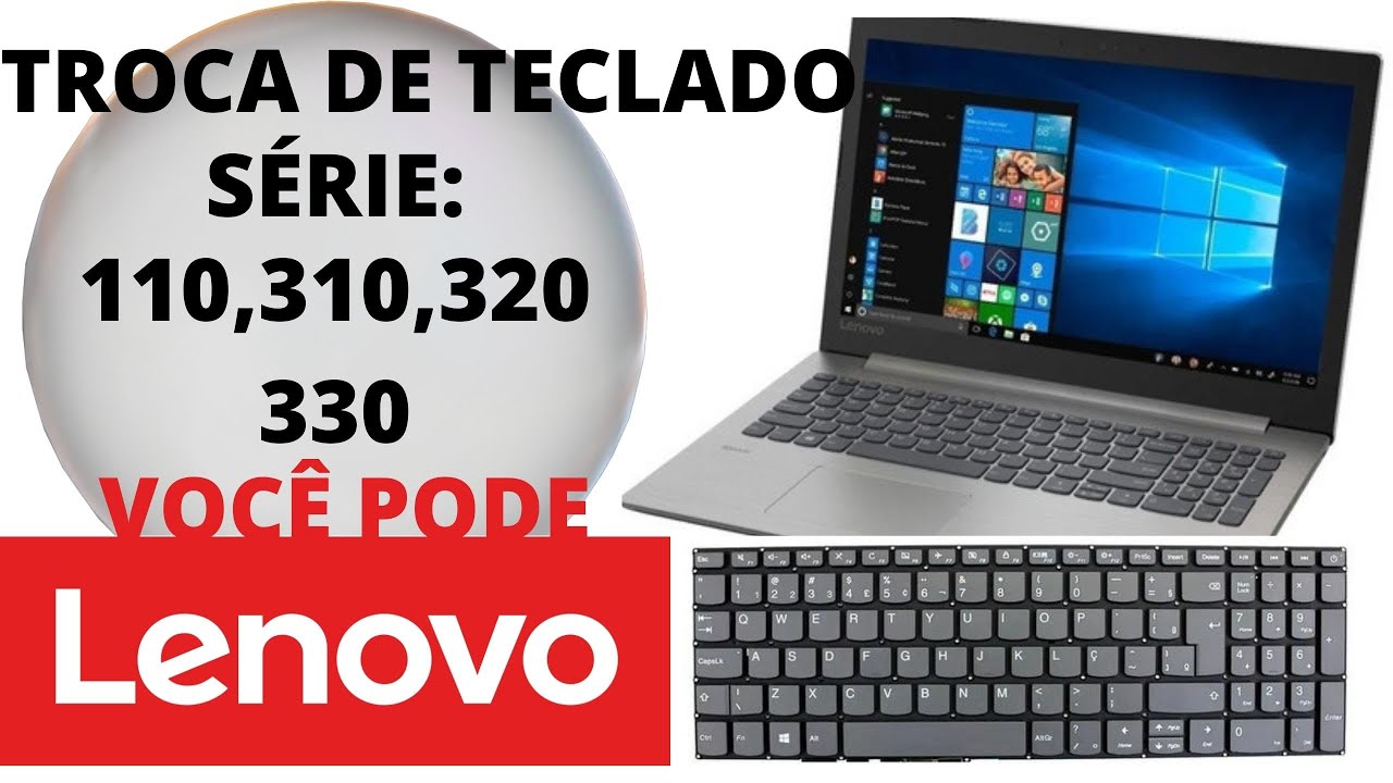 ✔COMO TROCAR TECLADO NOTEBOOK LENOVO 330