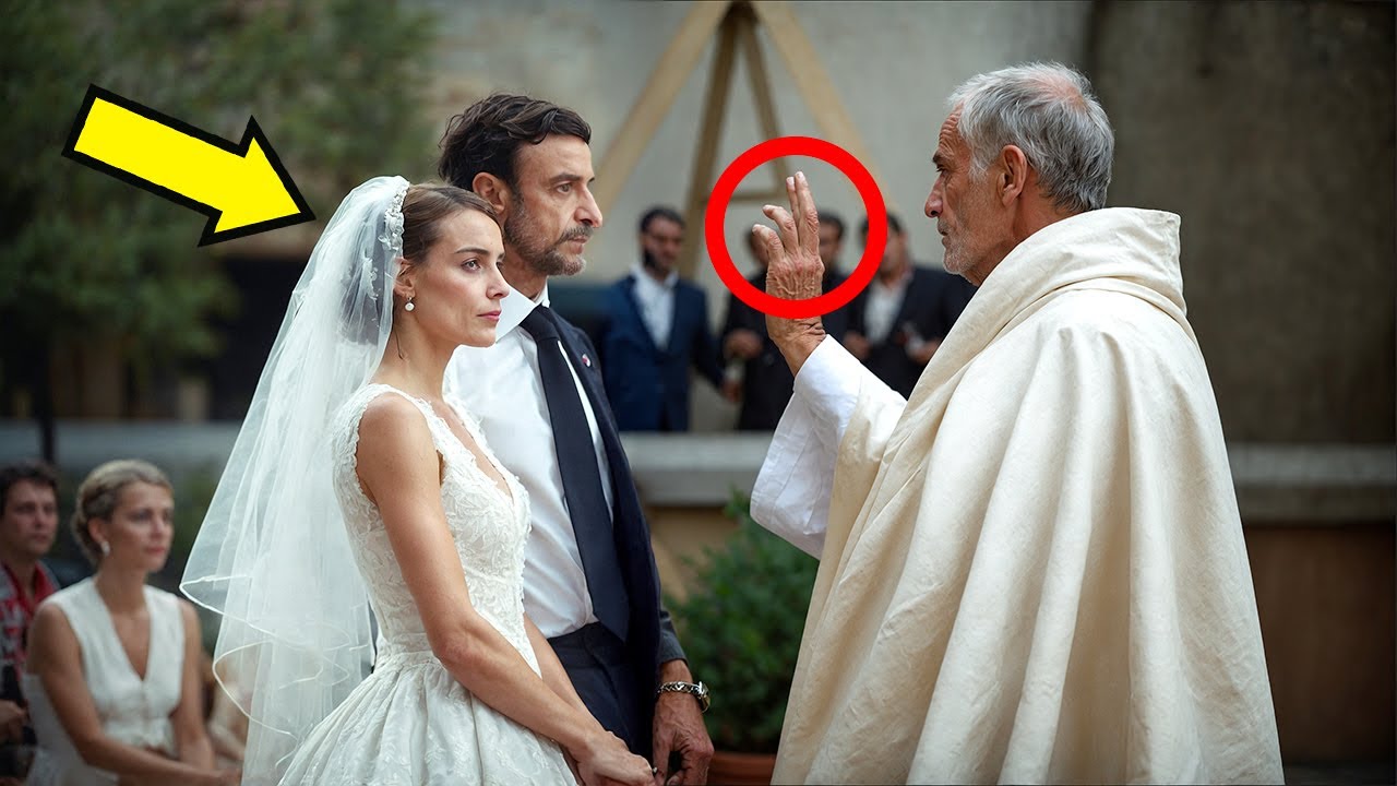 Le prêtre stoppe le mariage après avoir vu quelque chose d’étrange chez la mariée — puis arrive le..