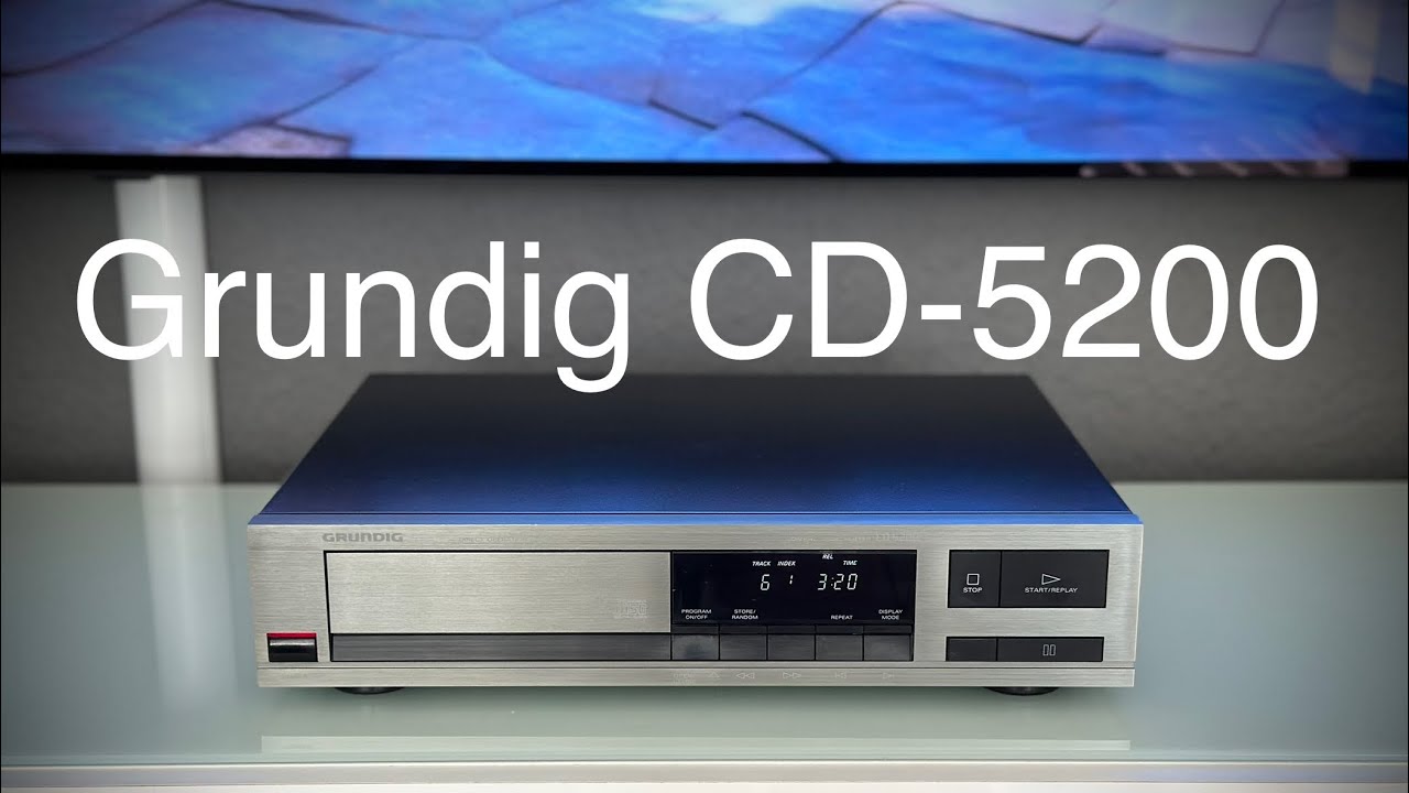 Grundig cd 5200 cd player Test