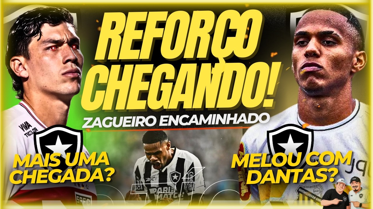 🚨🚨URGENTE! BOTAFOGO ENCAMINHA CONTRATAÇÃO DE ZAGUEIRO FERRARESI DO SÃO PAULO | JR SANTOS CHEGANDO