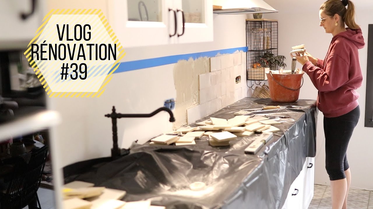 Comment poser du zellige ? Vlog rénovation #39 | tribulationsdanais