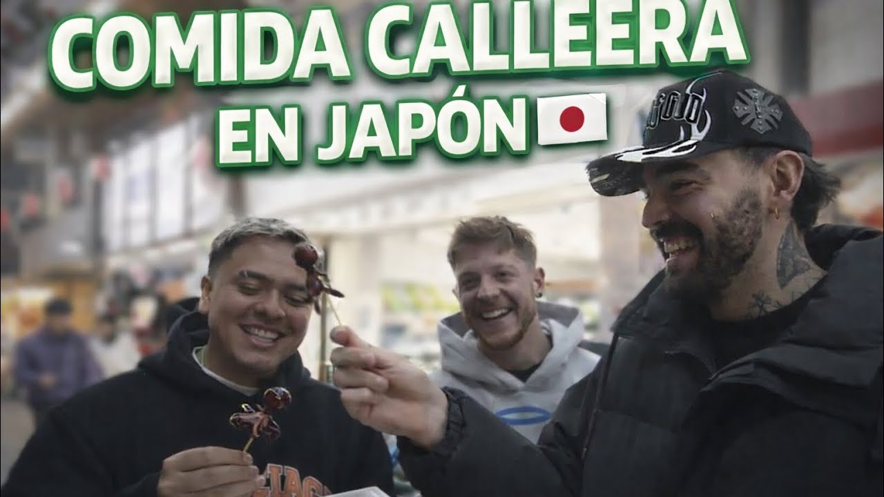 COMIENDO COMIDA JAPONESA EN LA CALLE(NO CREERAS LO QUE PASO)🇯🇵