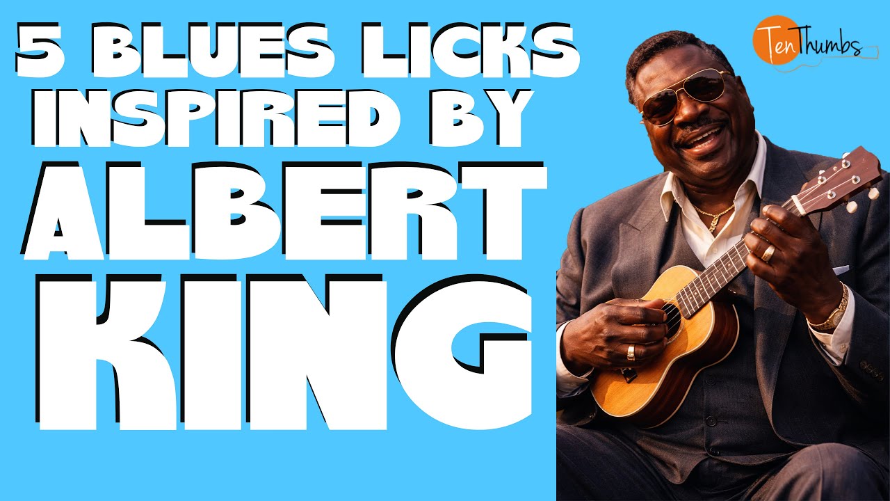 5 блюзовых риффов Альберта Кинга для укулеле