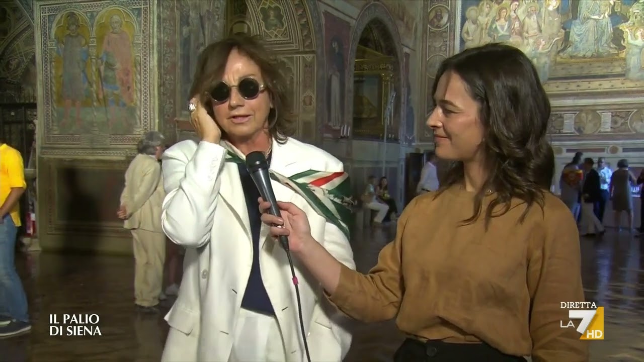 Palio di Siena dell'Assunta, Gianna Nannini tesissima: 
