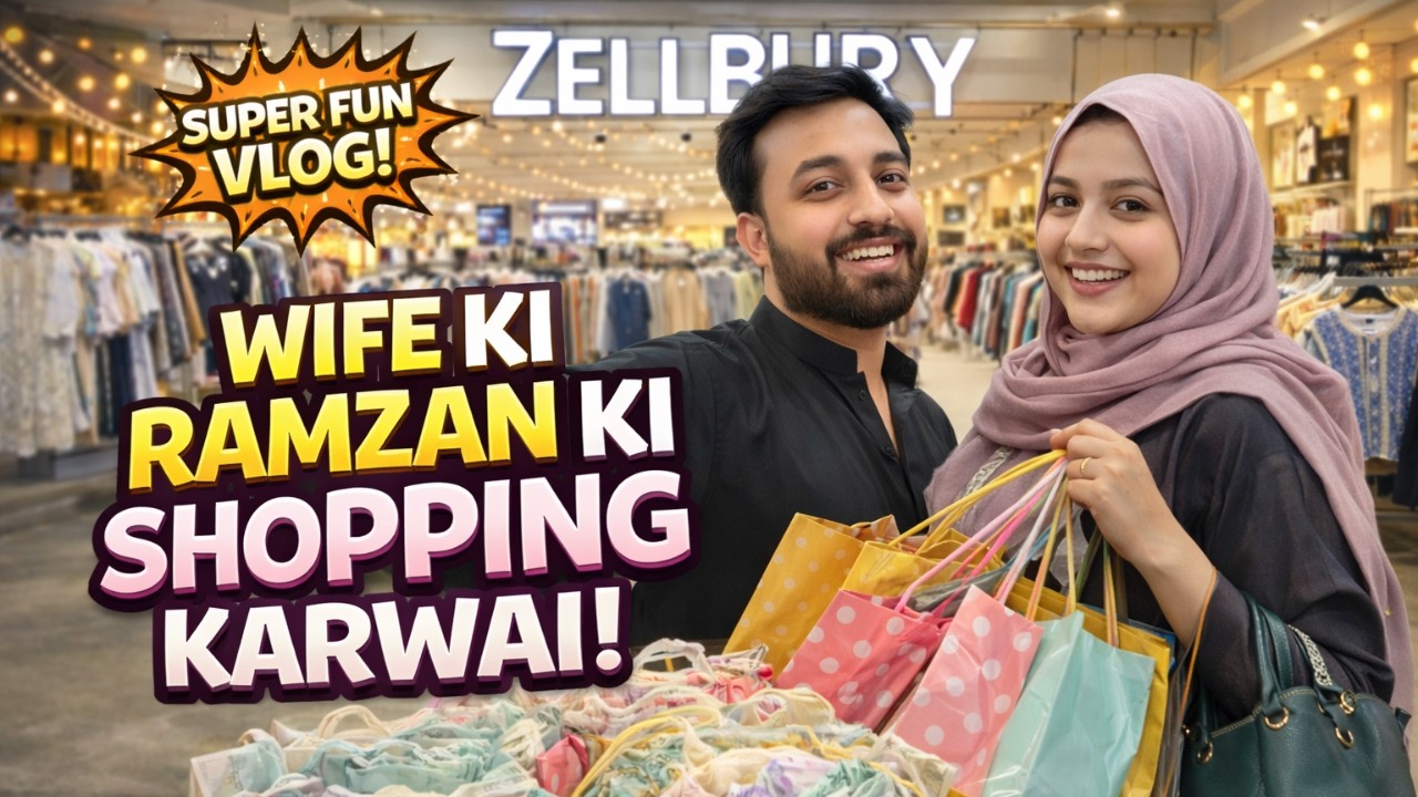 🛍️ Wife Ki Ramzan Shopping | Daily Vlog