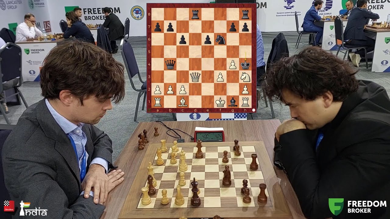 Jorden van Foreest drags black's king to h4 in just 19 moves!