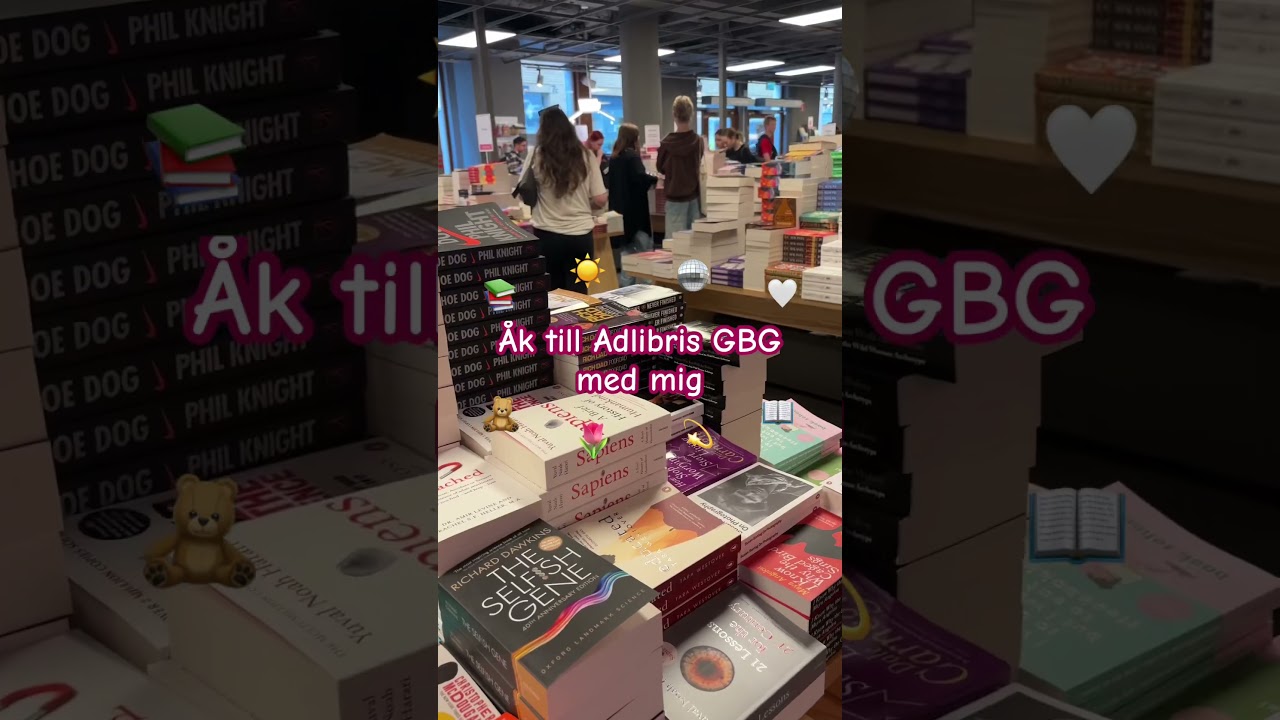 Handla b&ouml;cker 🤌🤍 #books #bookshop #b&ouml;cker #bokhaul