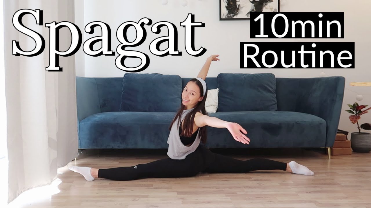 Spagat lernen für Anfänger - 10min Stretching Routine