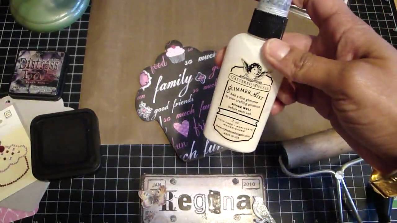 Tutorial on adhering paper to chipboard