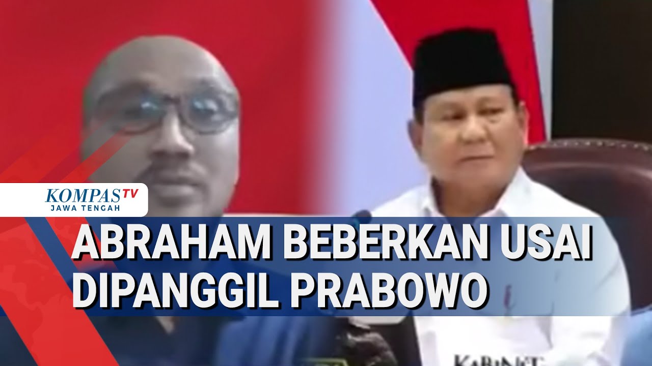 Abraham Beber usai Dipanggil Prabowo-Gugatan Roy di MK