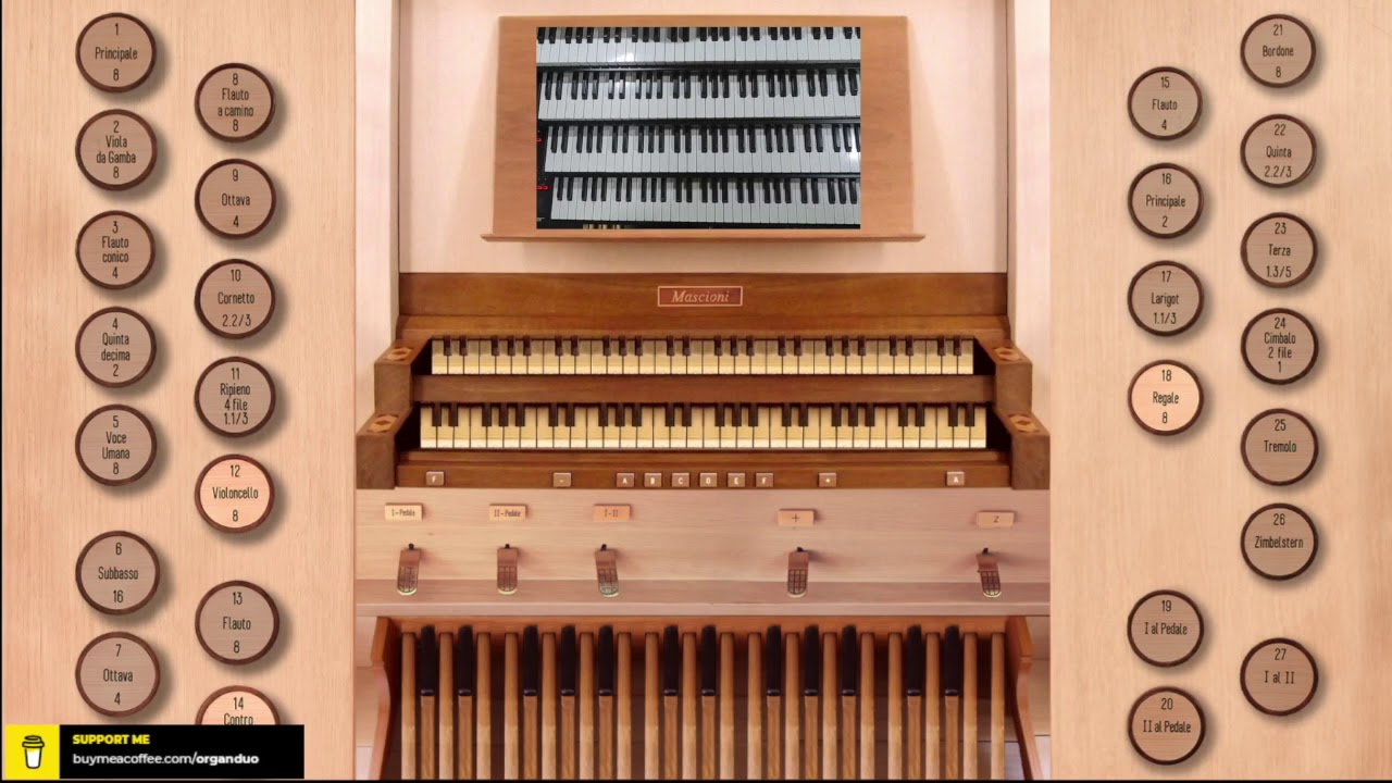 Organ Demonstration | Hauptwerk Giubiasco | Mascioni (2008, 22/II/P)